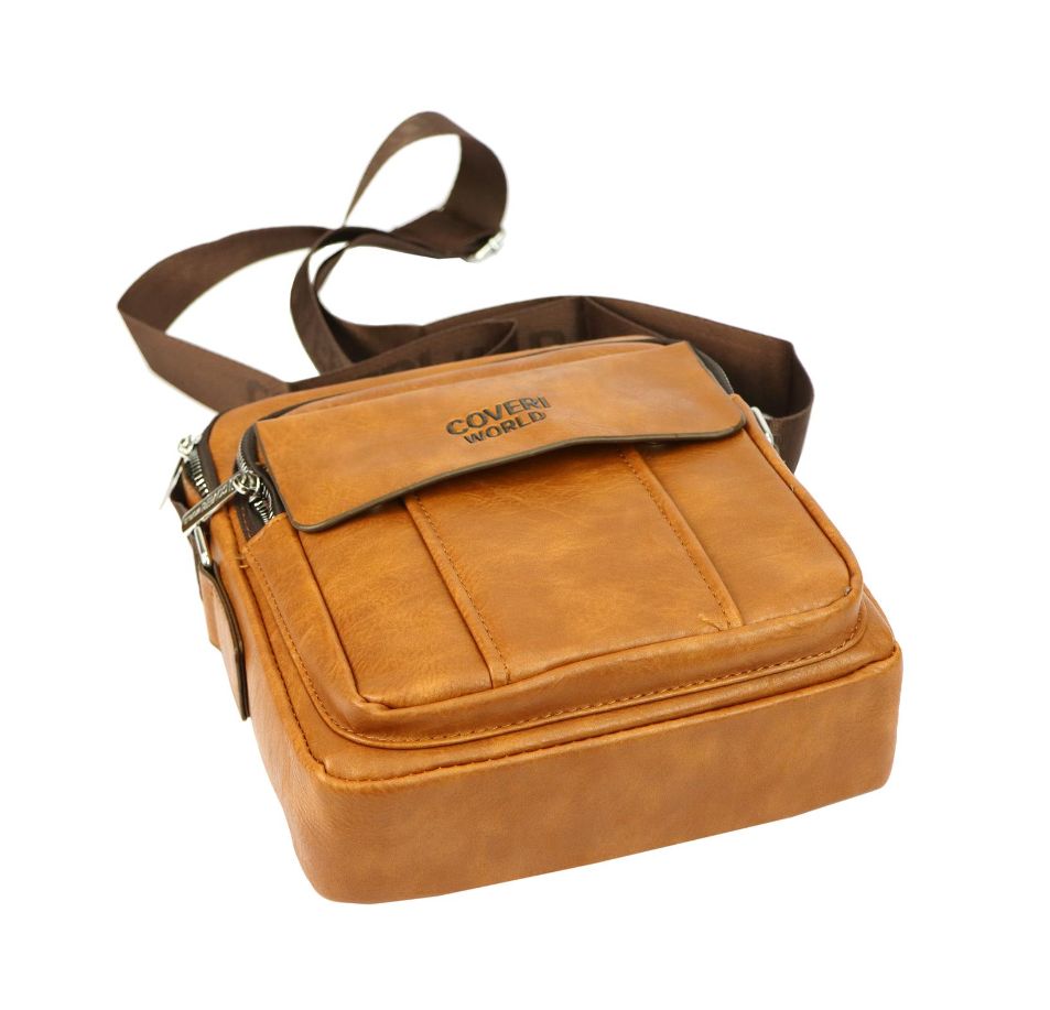 saszetka męska coveri world cw2159 camel