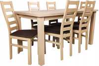 Stół + 6 Krzeseł Dąb Sonoma! DUŻO KOLORÓW! Najtaniej!