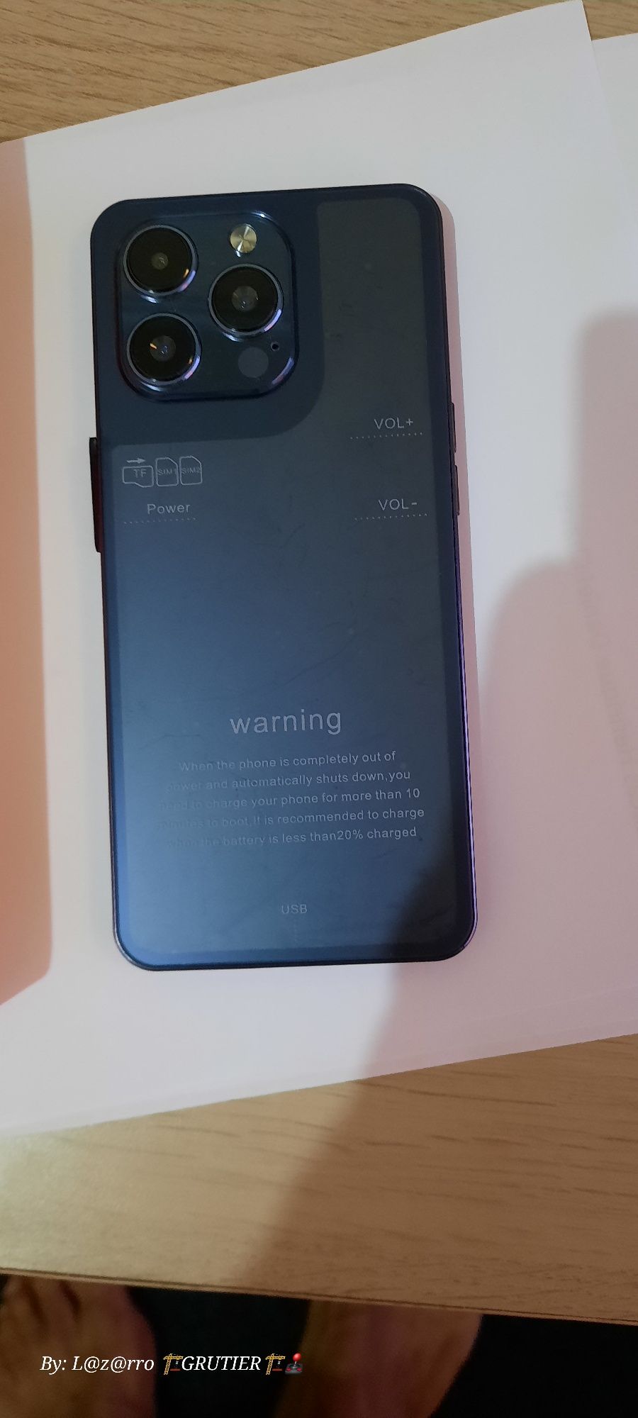Smartphone Veanxin I15 Pro Max 5G 8gb + 256gb novo