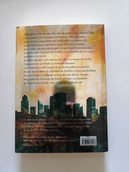 "A Cidade de Vidro" Cassandra Clare