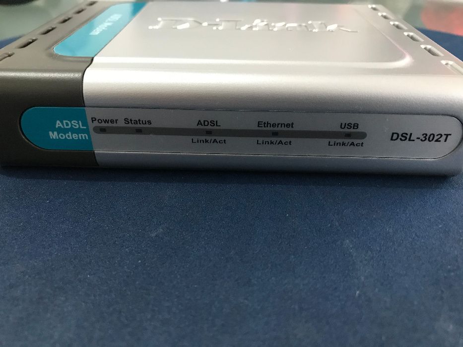 ADSL modem router 1 porta d-link dsl 302t