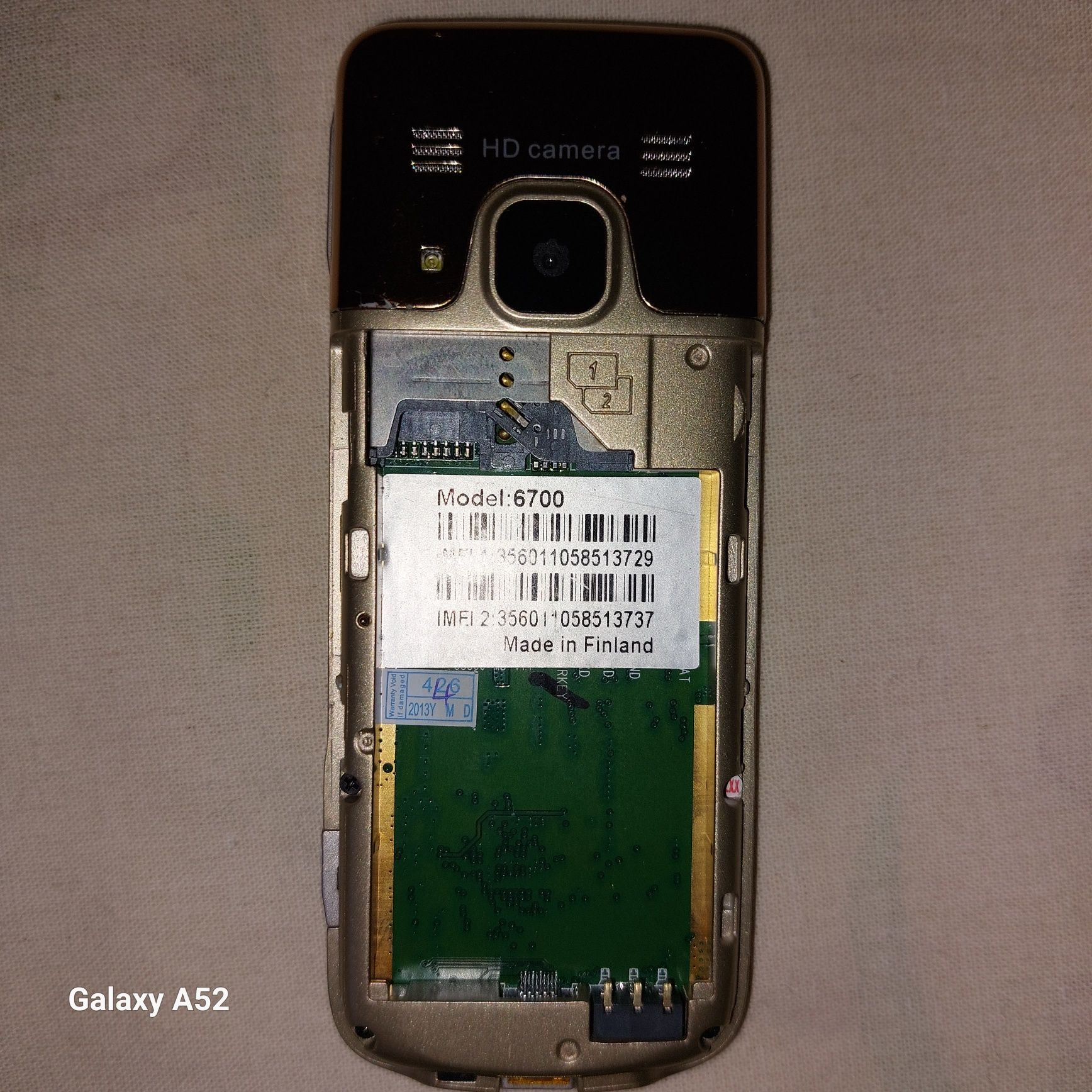 NOKIA 6700 GOLD,  2 sim