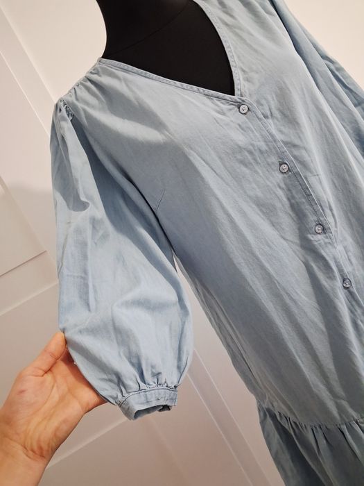 Msch Copenhagen sukienka błękitna damska S