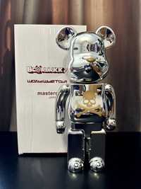 Колекційна іграшка BearBrick MASTERMIND SILVER 28см (На подарунок)