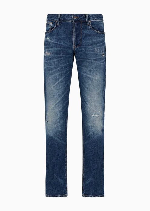 EMPORIO ARMANI męskie jeansy spodnie DENIM BLU J06