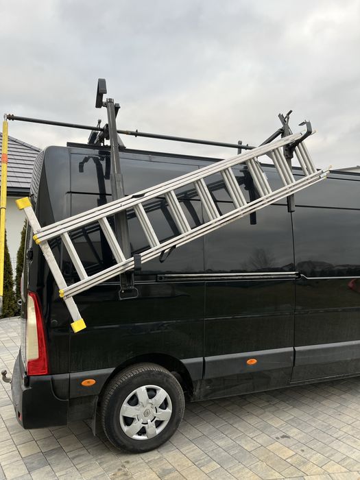 Bagaznik, uchwyt opuszczany na drabine, wieszak do busa