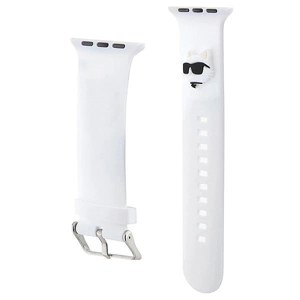 Pasek Karl Lagerfeld 3D Rubber Choupette Heads na Apple Watch 38/40/41