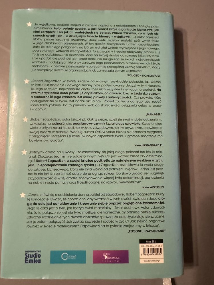 Odkryj Siebie Robert Zagożdżon