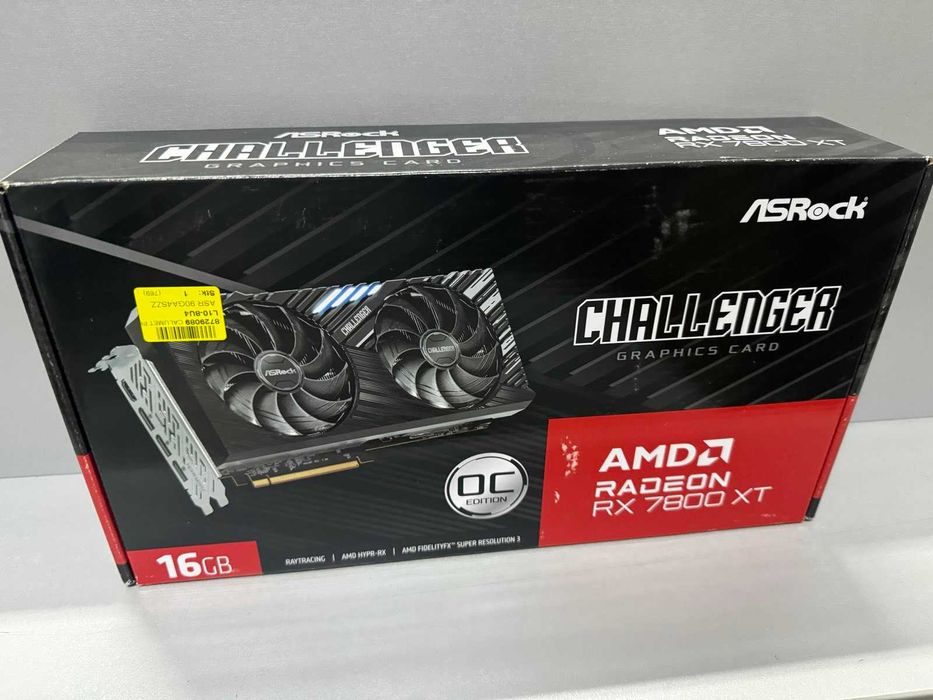 Відеокарта ASRock Radeon RX 7800 XT Challenger 16GB OC Нова!