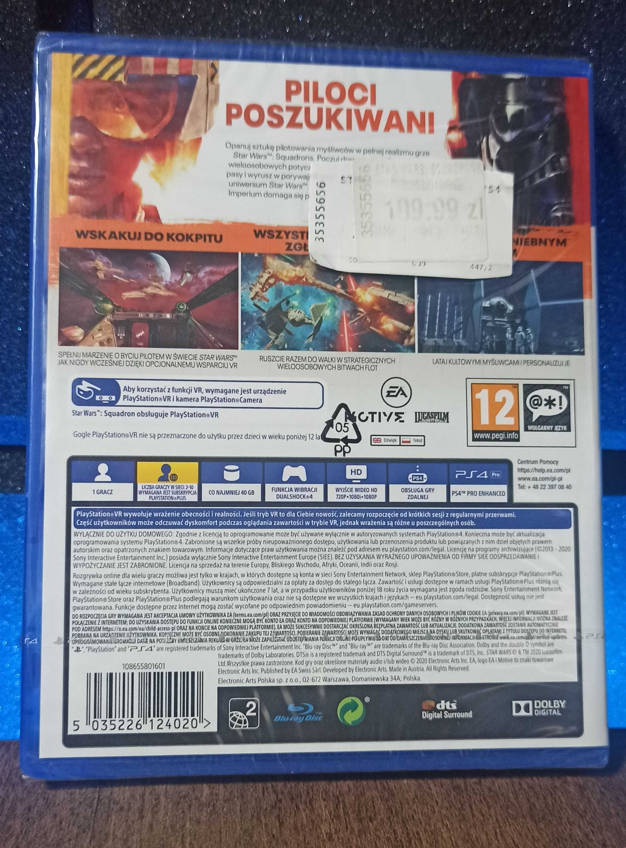 Star Wars Squadrons PS4 PS5 - symulator kosmiczny, Gwiezdne Wojny PL