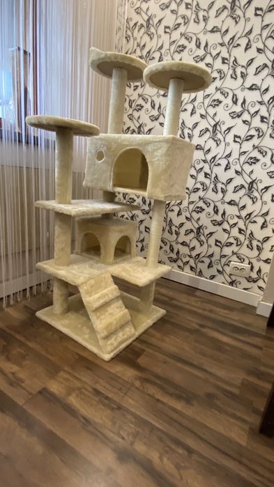 Когтеточка, домик для кота