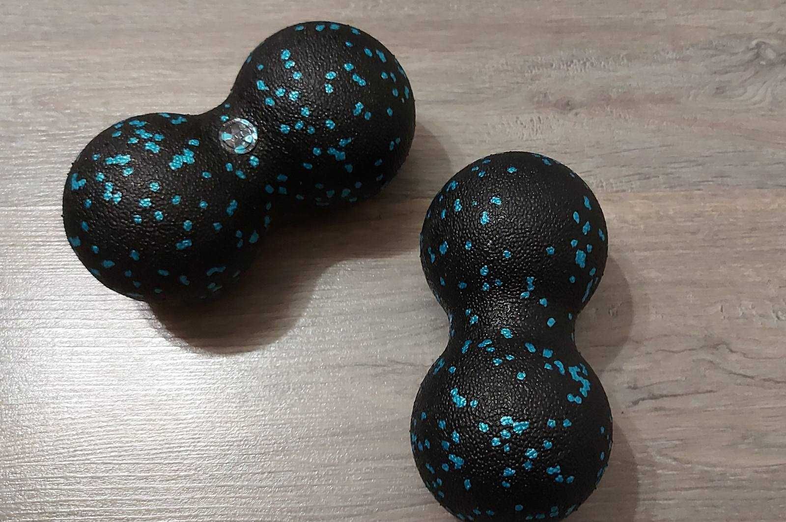 Масажний м'яч подвійний, валик для спини, масажер, EasyFit EPP ball