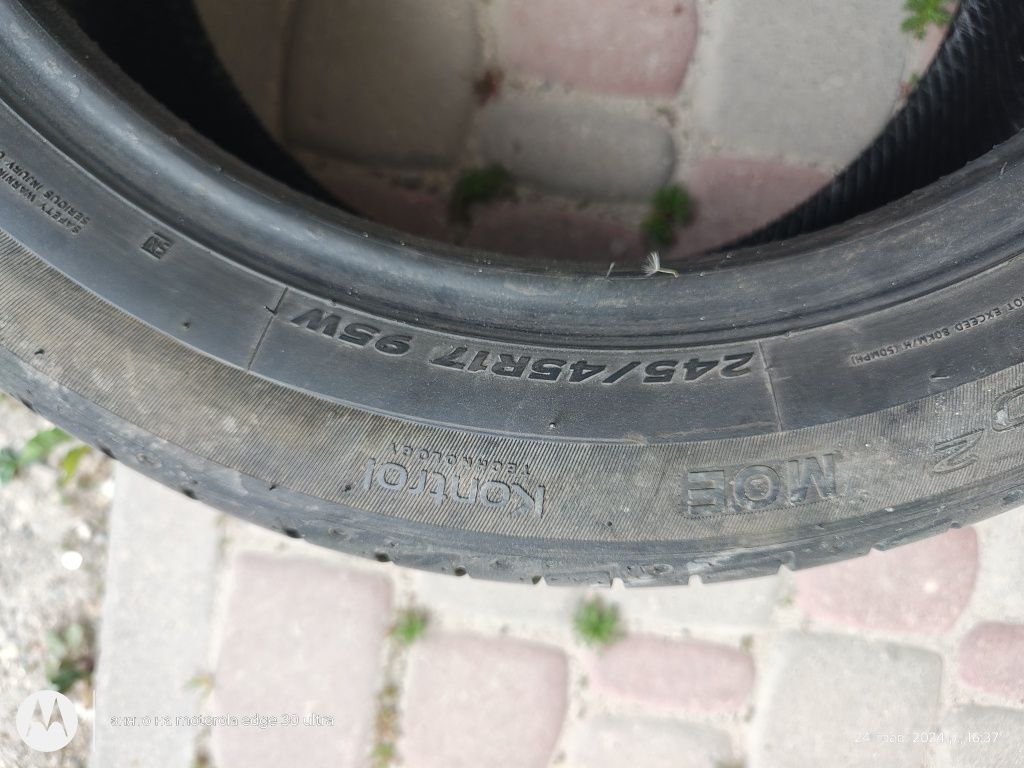 Hankook ventus s1 evo2 run.flat 245.45.r17