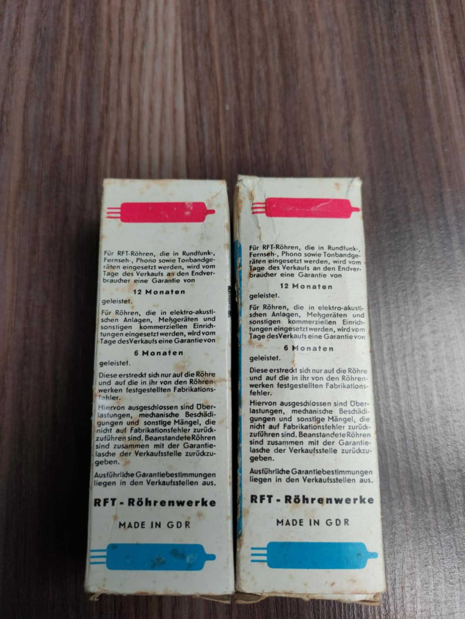 EL34 Lampa elektronowa RFT 2 sztuki