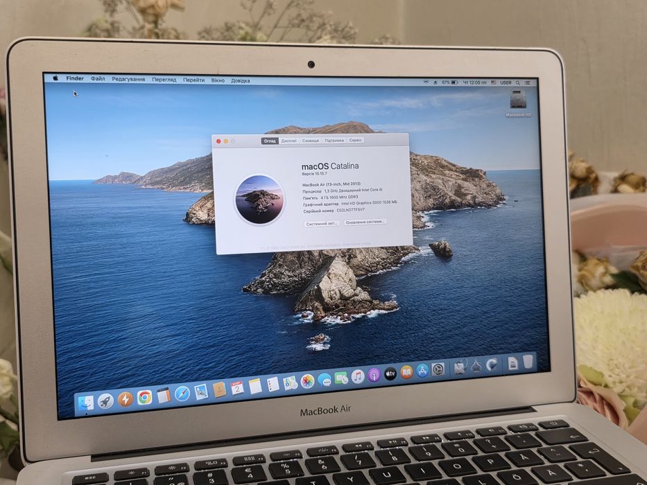 Apple MacBook Air a1466 i5 2013 4/128