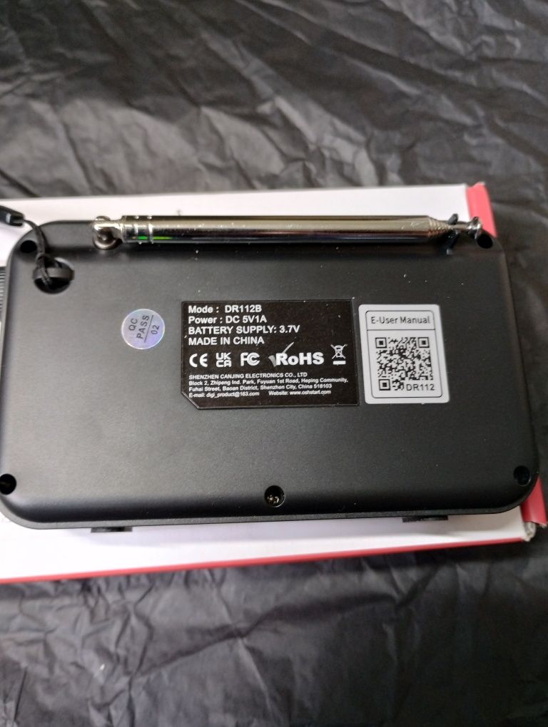 Портативне DAB/DAB Plus/FM радіо Arafuna DR112T