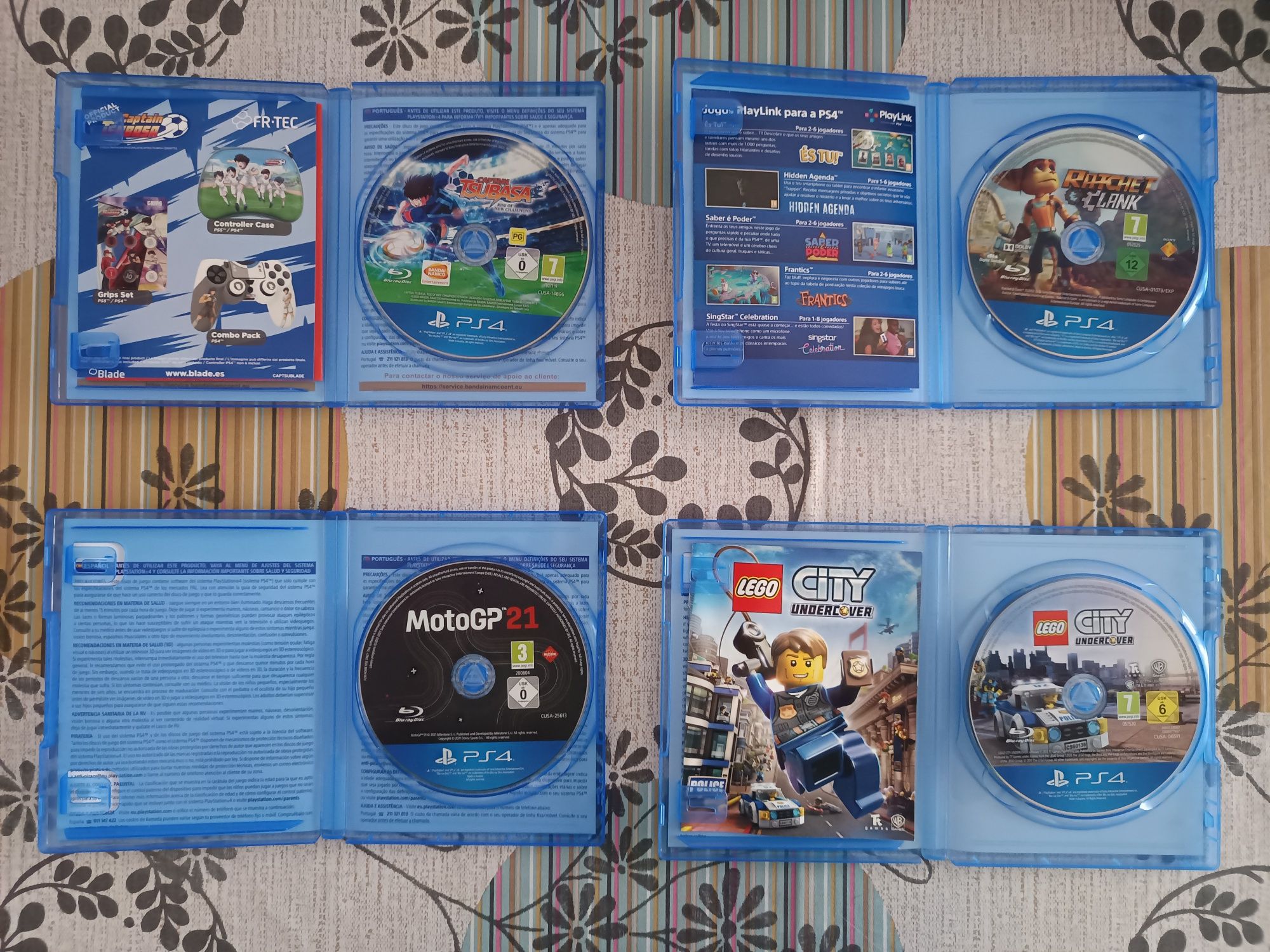 Lote COMPLETO - 8 Jogos PS4