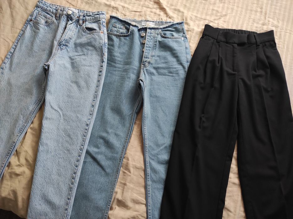 Джинси zara, джинси one by one, брюки h&m