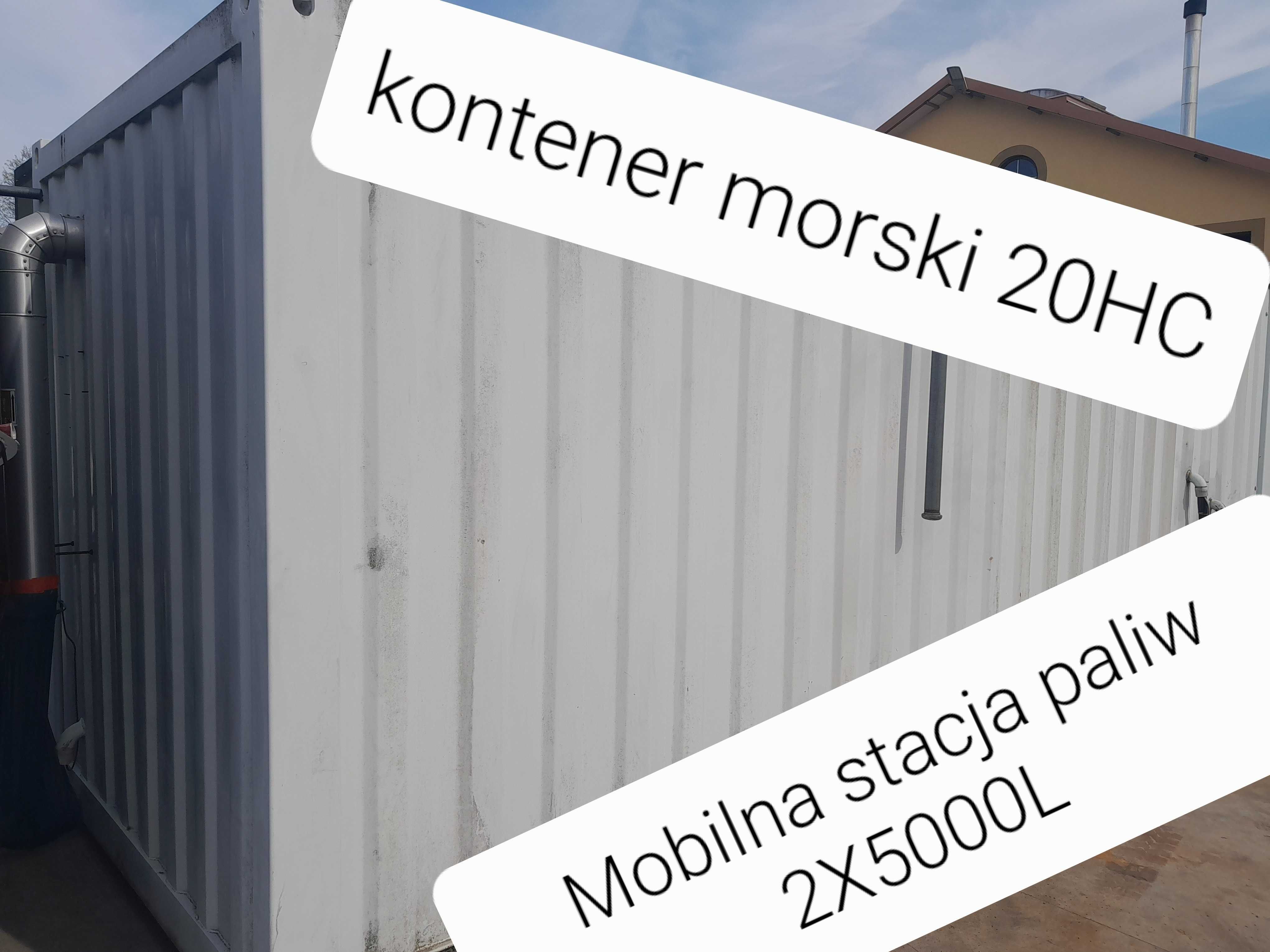 Mobilna Stacja paliw 10000L w kontenerze