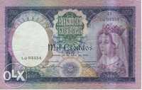 Nota - portugal 1000 escudos 1961