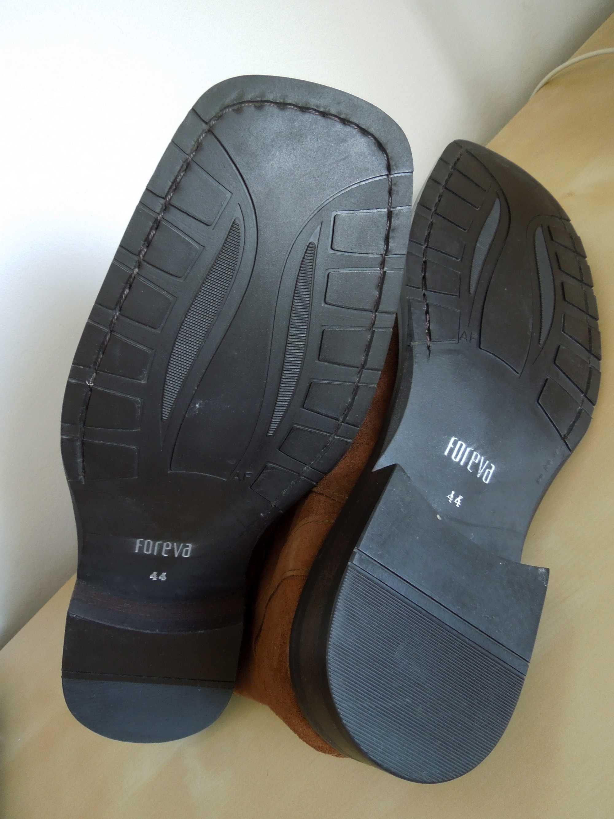 Botas / Botins Foreva - Homem - Camurça castanha - tamanho 44 - NOVAS