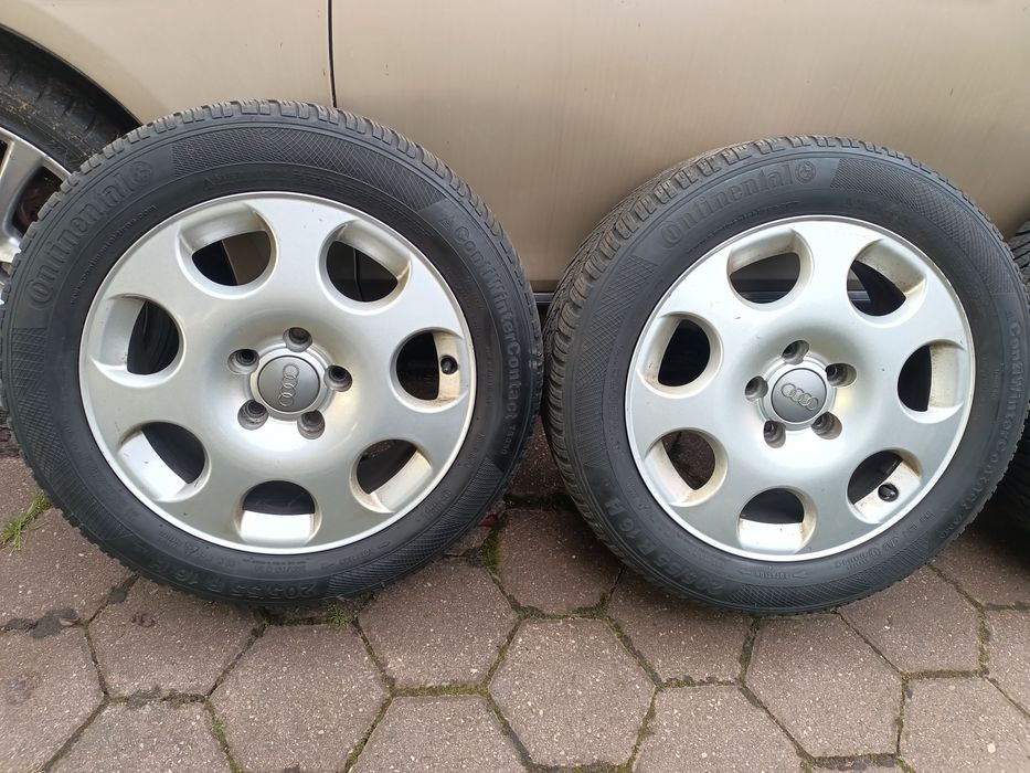 Koła audi a4 b6, A6, volkswagen, alufelgi z oponami 16"