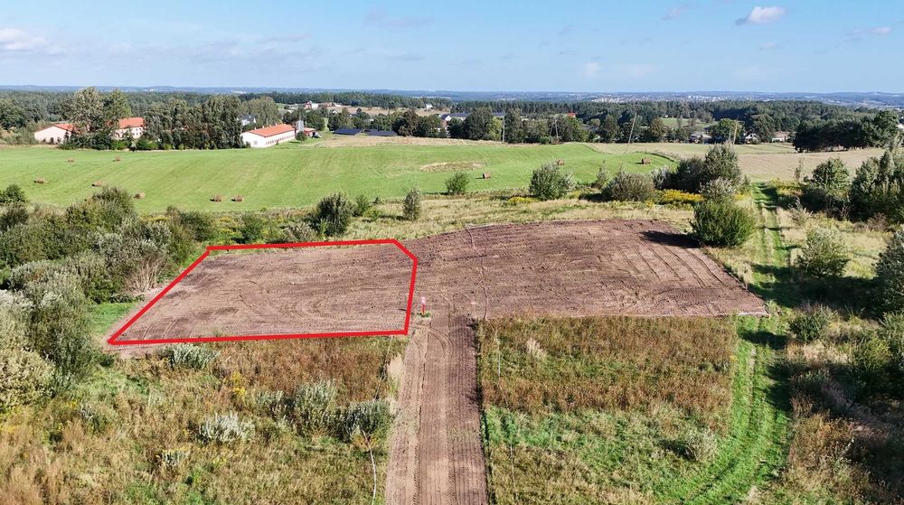 Działka na lekkim wzniesieniu, Skrzeszewo Żukowskie, 942 m²