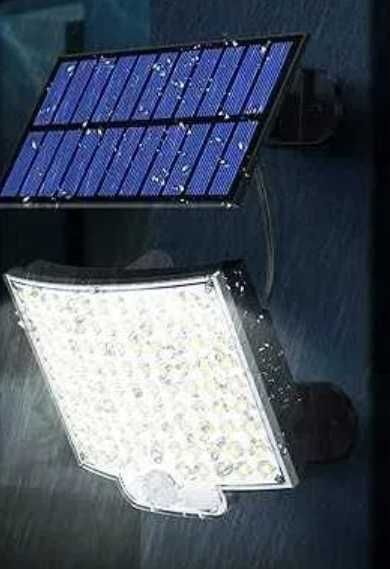 ZESTAW Solarne Lampy ogrodowe, schodowe, balkonowe na Ruch + kabel 5m