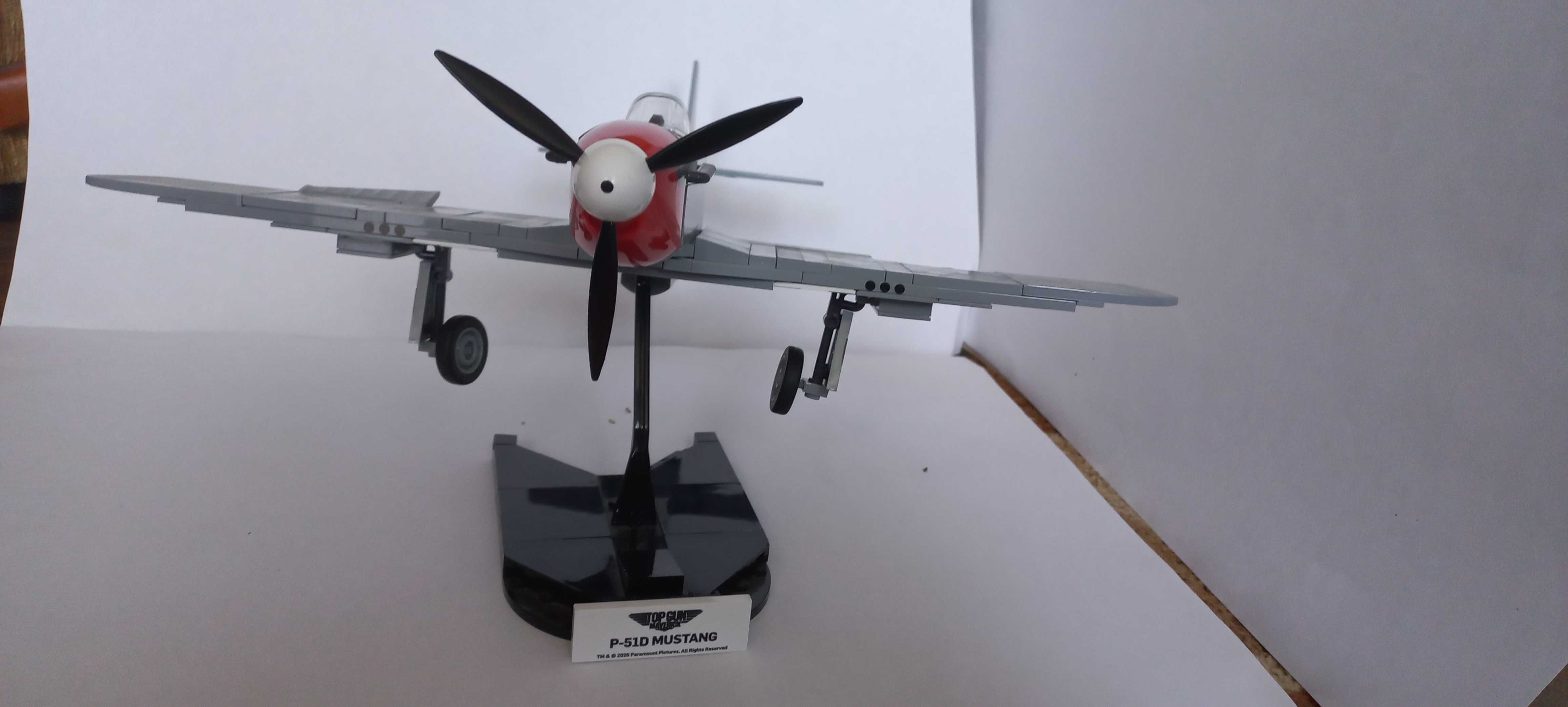 Klocki cobi mustang p 51. Top gun Maverick z podstawka na samolot