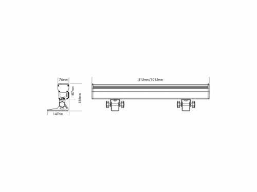 Proled bar triled dmx