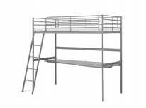 Łóżko piętrowe Ikea svarta z biurkiem
