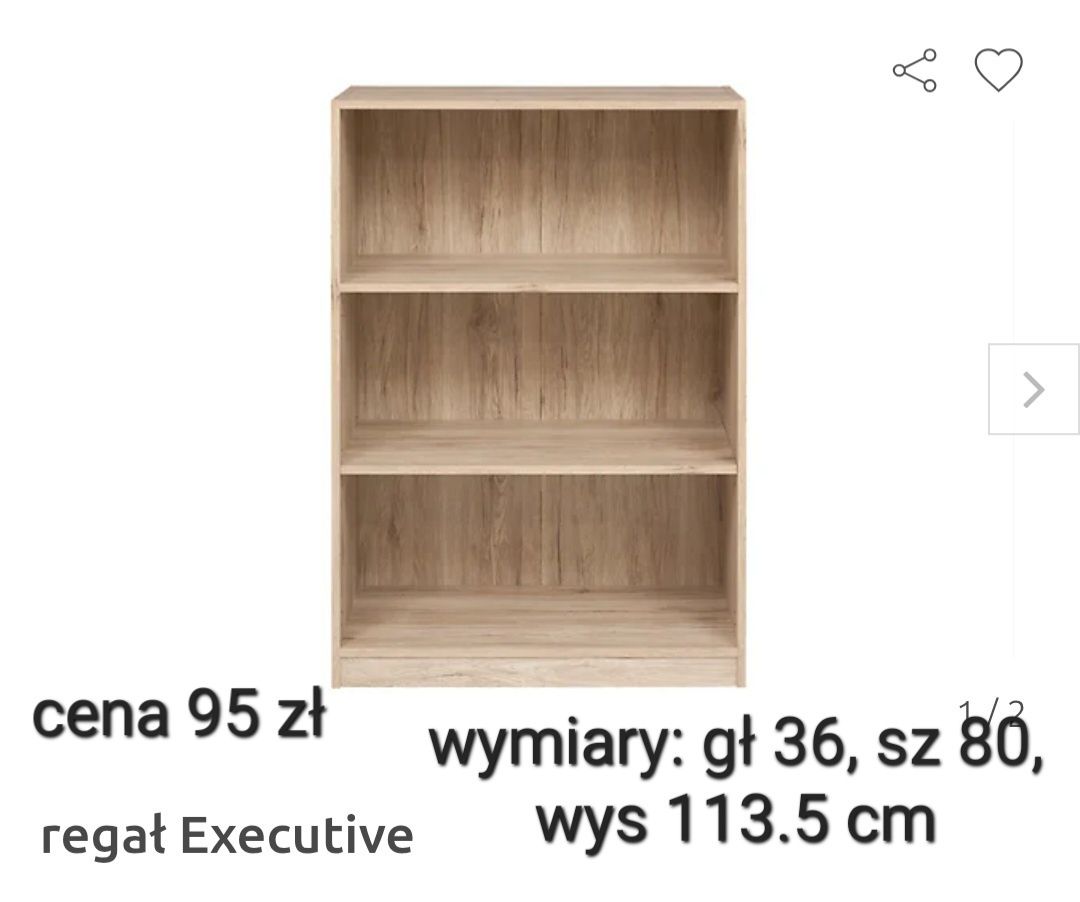 Meble pokojowe komplet szafa regał wieszak brw jak nowe szafka