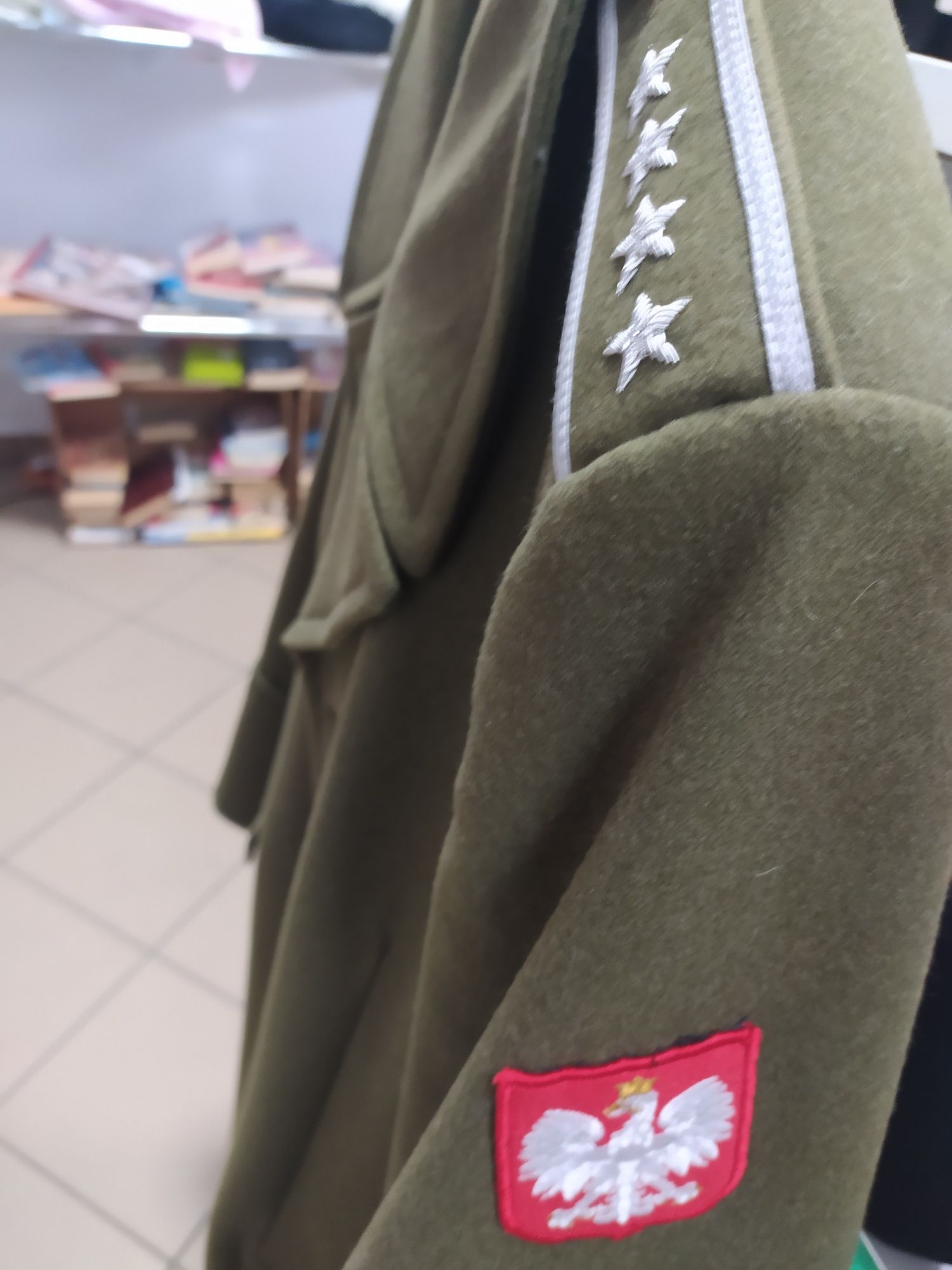 Płaszcz od munduru galowego Wojska Polskiego, III RP, chorąży sztabowy