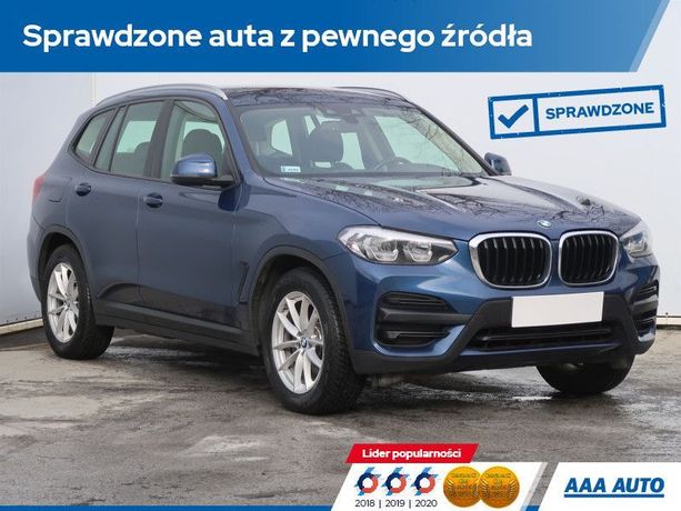 BMW X3 xDrive20d, Salon Polska, Serwis ASO, 187 KM, Automat, Skóra, Navi,