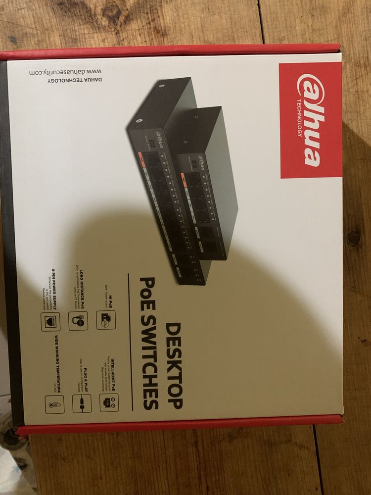 POE комутатор Dahua Technology DH-PFS3009-8ET1GT-96