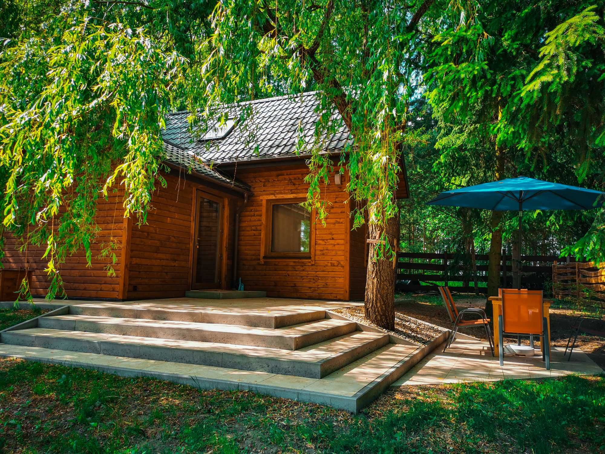 Noclegi domek Promocja Mazury jacuzzi bania sup linia brzegowa lodka