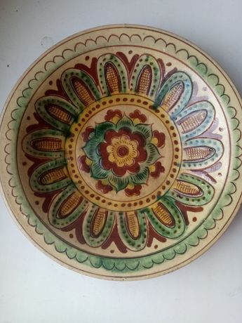 Тарілка глиняна, декоративна
