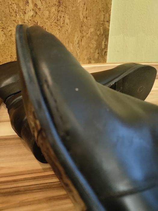 Зимові шкіряні сапожки 41р.