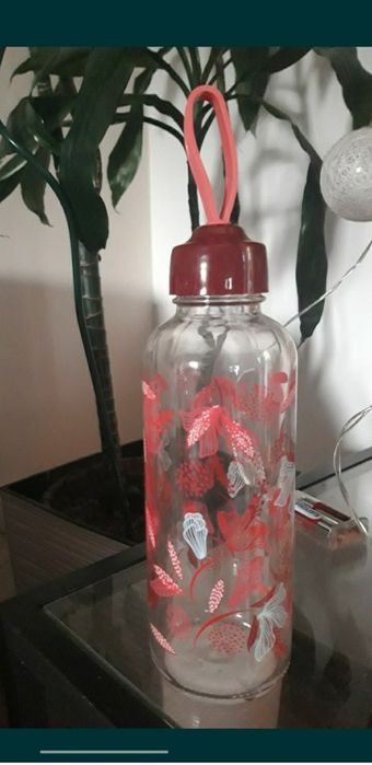 Bidon szklany 450ml nowy z metką