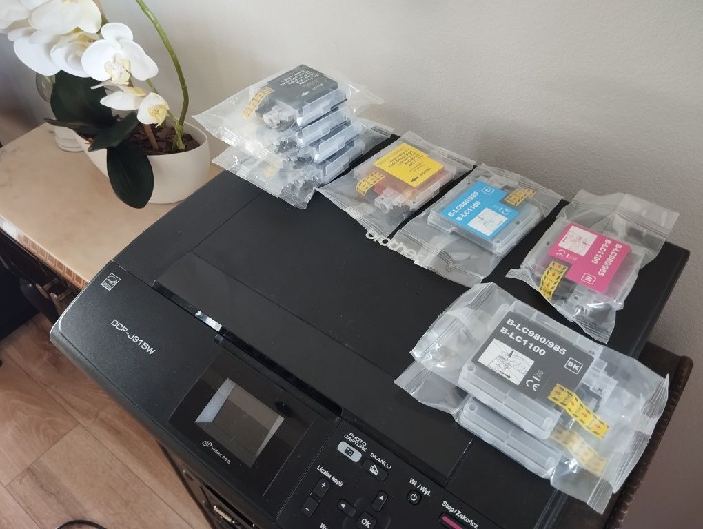Drukarka Brother DCP-J315W. USZKODZONA błąd 4F