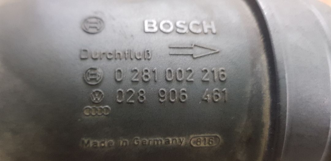 VW AUDI 1.9 TDI PRZEPŁYWOMIERZ 0281002216