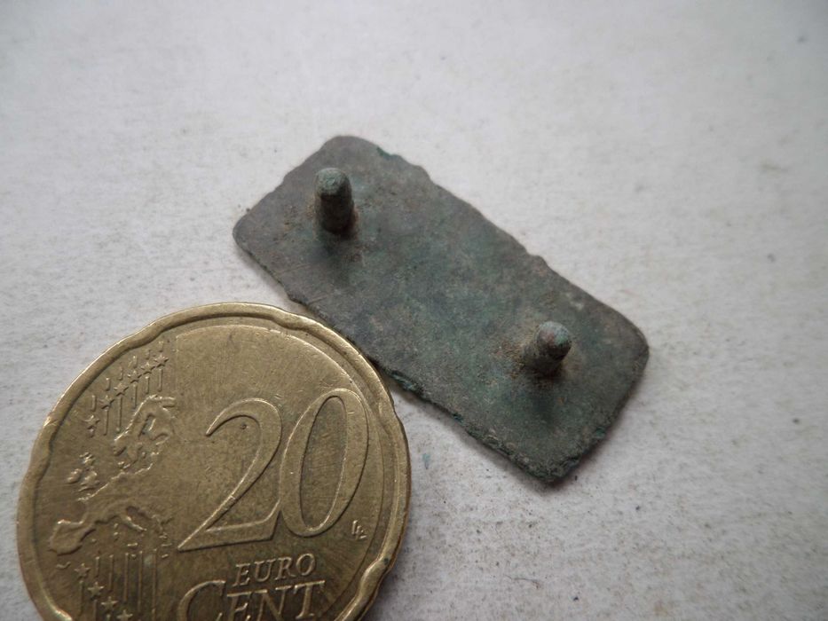 'Peça' antiga em Bronze , Patina Verde