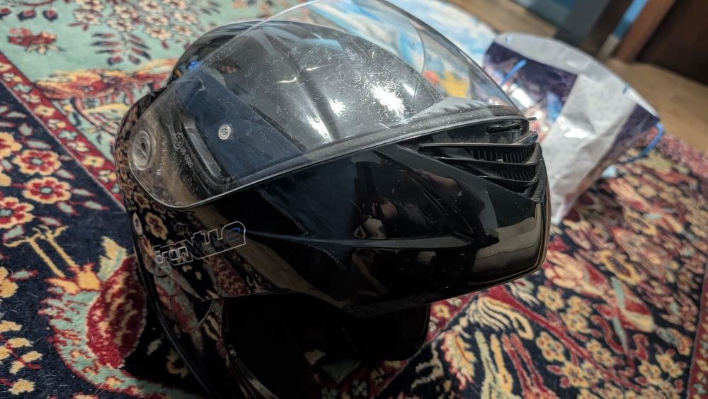 Kask szczękowy AGV Longway S w stanie idealnym