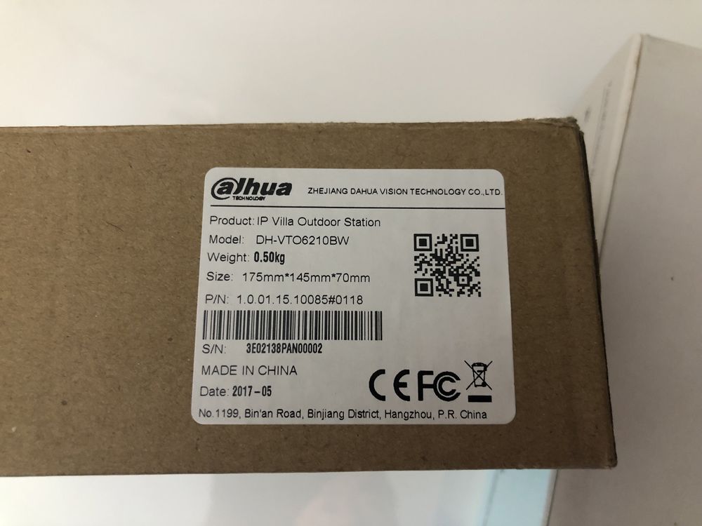 Kit videoporteiro Dahua(novo)