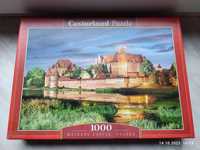 Puzzle Malbork Castle Zamek stan BDB 1000 elementów
