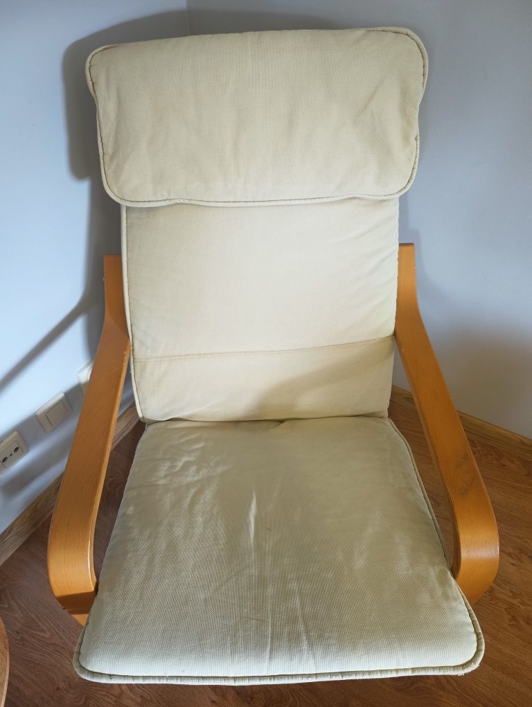 Fotel plus podnóżek poang Ikea