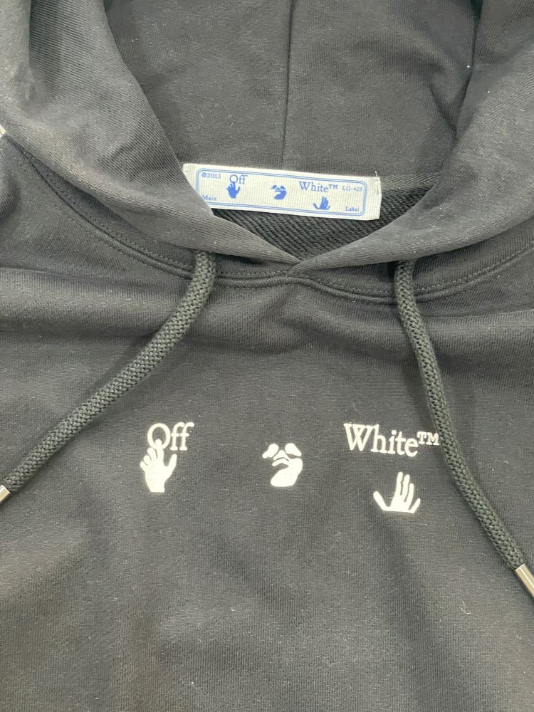Hoodie OffWhite Preto