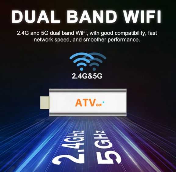 Android TV Box - SMART TV - Android 13 -WiFi- 4GB/32GB - NOWY