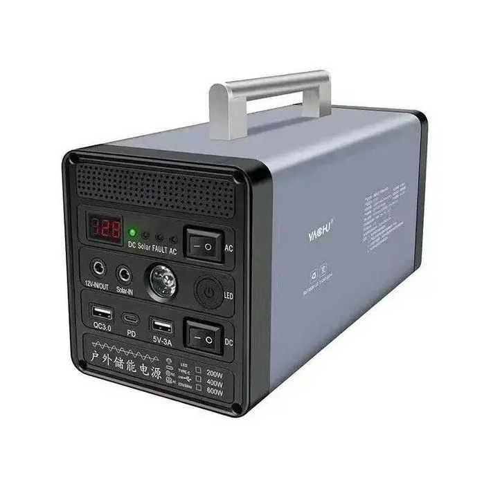 Зарядная электростанция, инвертор с розеткой 220 В ,12,8V/50Ah/600Вт