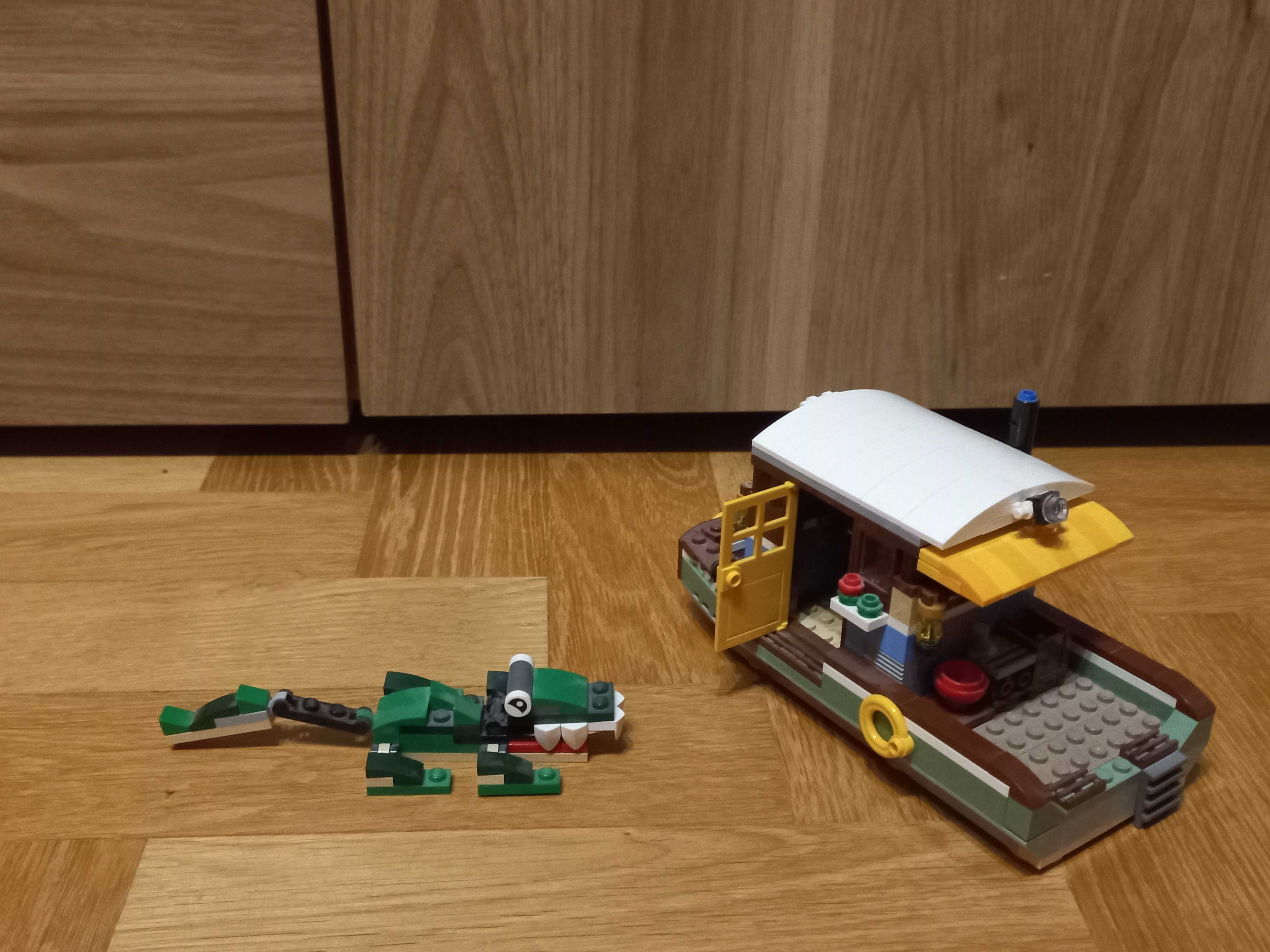 Lego creator 31093 łódka z krokodylem
